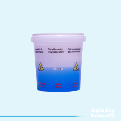 Recipient din plastic 1000 ml pt probe anatomo-patologie si plasma BIOSAFE