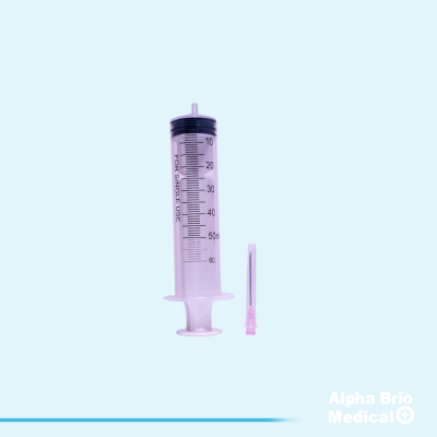 Seringa 50 ml cu ac LUER SLIP BIOSAFE