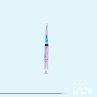 Seringa 2,5 ML cu ac LUER LOCK BIOSAFE