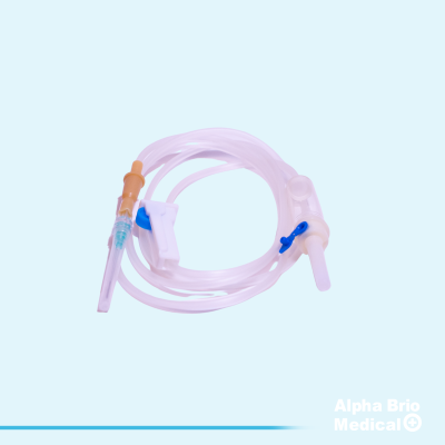 Set perfuzie cu ac plastic tip luer lock BIOSAFE