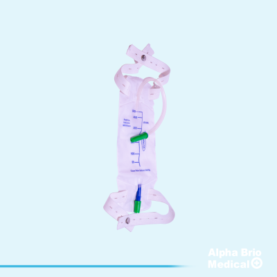 Punga urina cu valva pentru adulti cu suport pt. picior