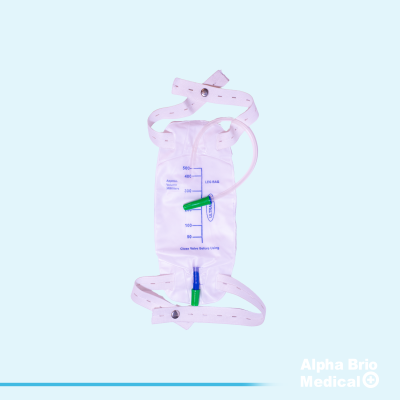 Punga urina cu valva pentru adulti cu suport pt. picior