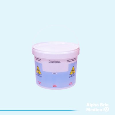 Recipient din plastic 500 ml pt probe anatomo-patologie si plasma BIOSAFE