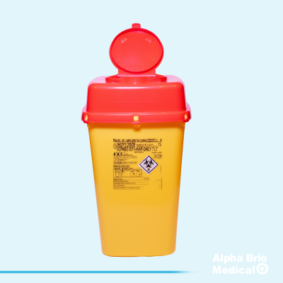 Recipient / Cutii polipropilena 7 L pt. intepatoare–taietoare BIOSAFE