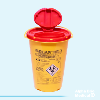 Recipient Cutii polipropilena 0,7 L pt. intepatoare–taietoare BIOSAFE