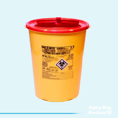 Recipient Cutii polipropilena 3 L pt. intepatoare–taietoare BIOSAFE