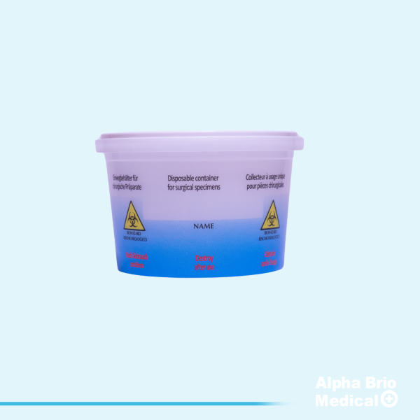 Recipient din plastic 150 ml pt probe anatomo-patologie si plasma BIOSAFE