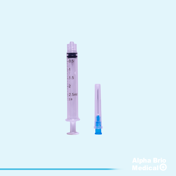 Seringa 2,5 ML cu ac LUER LOCK BIOSAFE