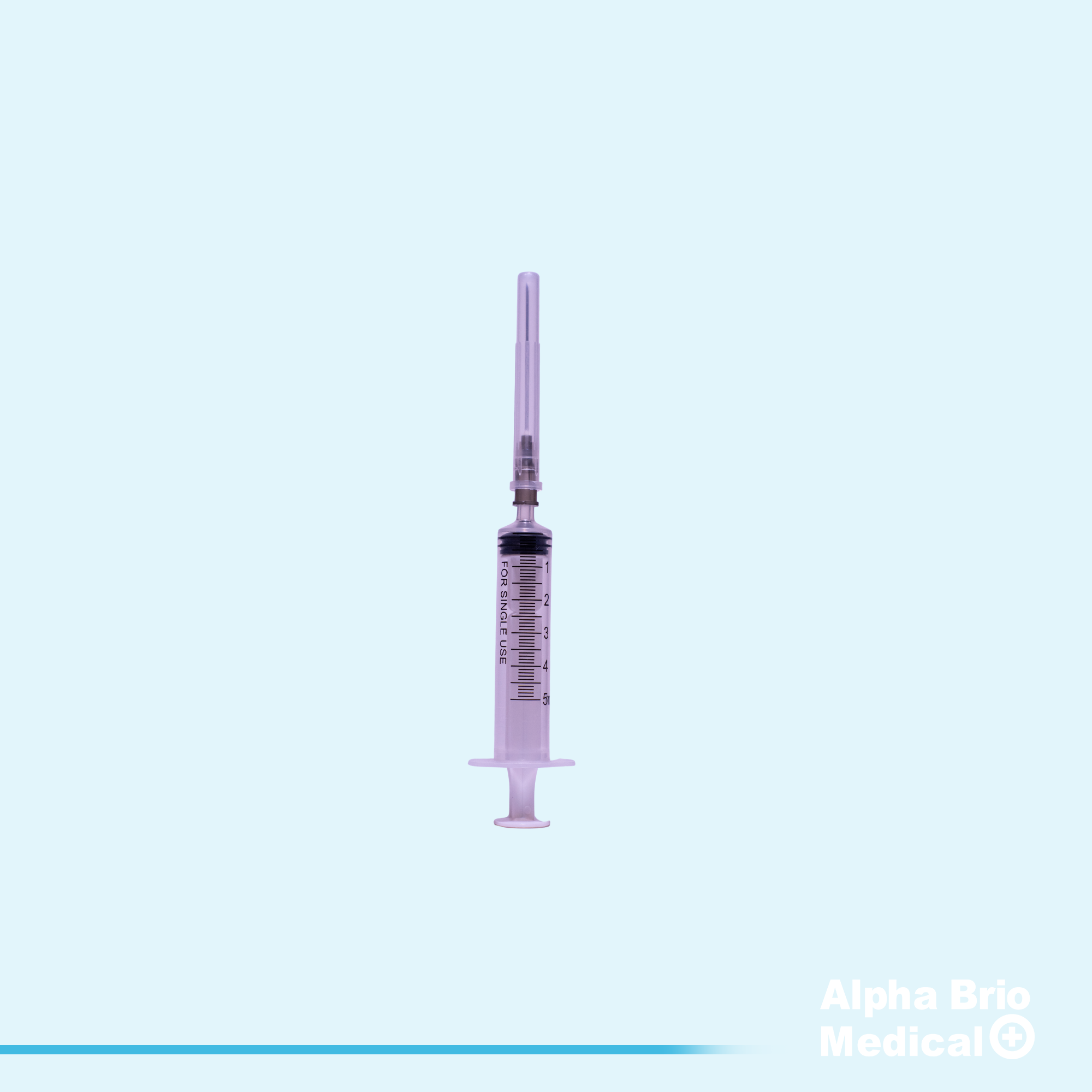 Seringa 5 ml cu ac LUER SLIP BIOSAFE