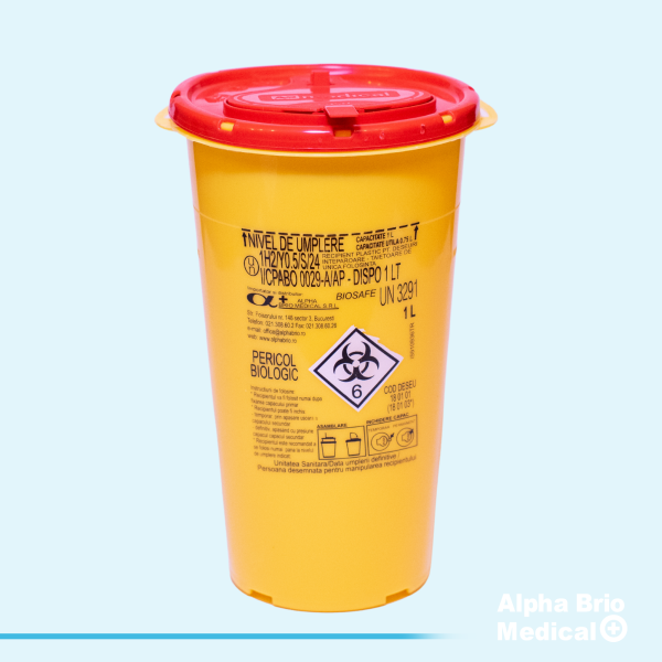 Recipient / Cutii polipropilena 1 L pt. intepatoare–taietoare