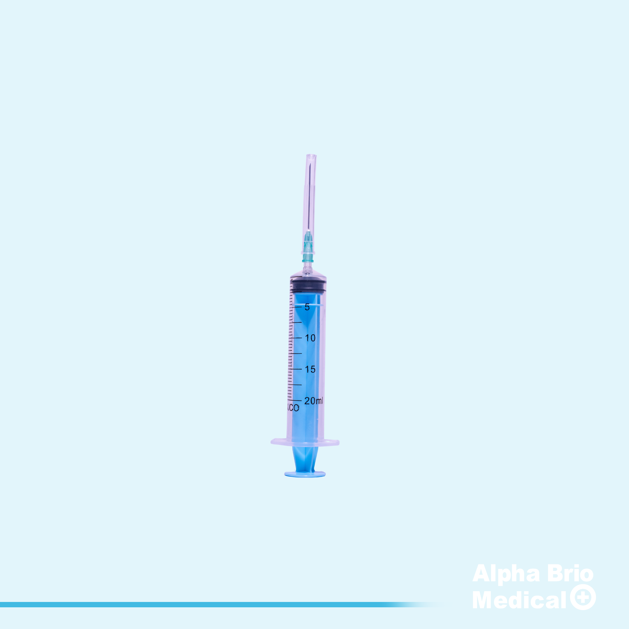 Seringa 20 ml cu ac LUER SLIP BIOSAFE