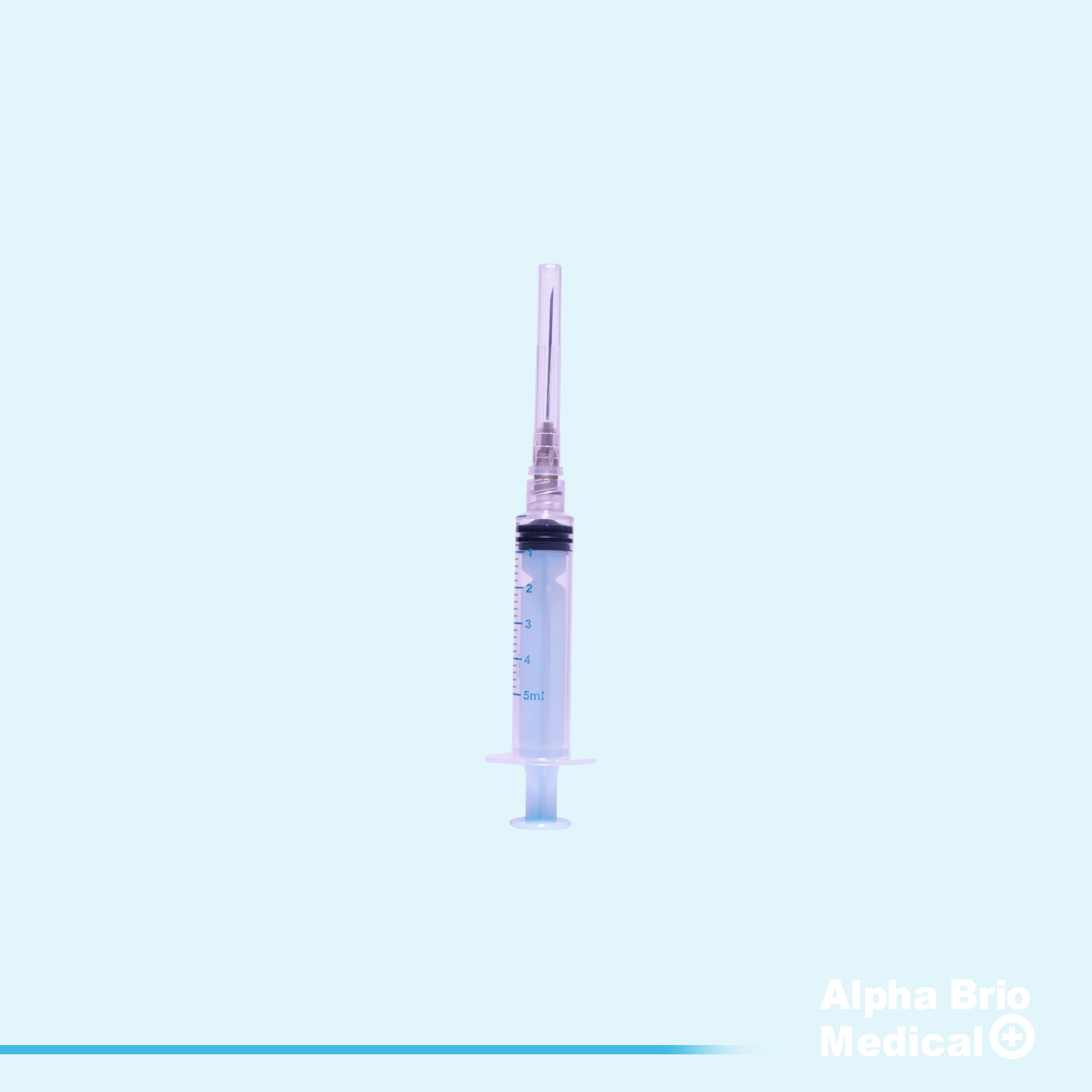 Seringa 5 ML cu ac LUER LOCK BIOSAFE