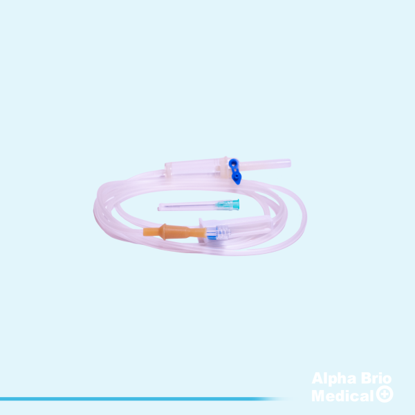 Set perfuzie cu ac plastic tip luer lock BIOSAFE