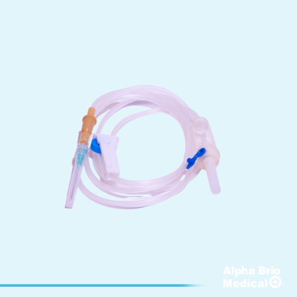 Set perfuzie cu ac plastic tip luer lock BIOSAFE