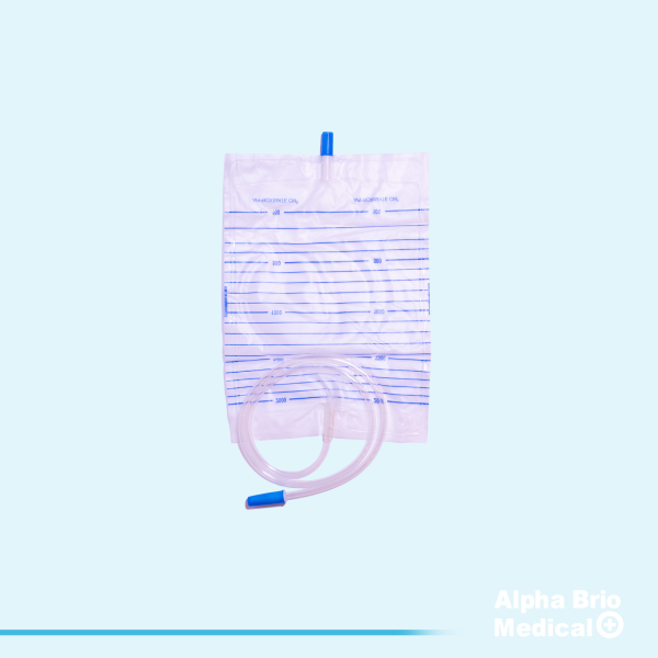 Punga urina cu valva, pt. adulti, sterila, BIOSAFE (2000 ml)