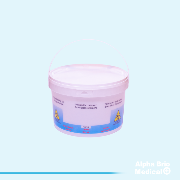 Recipient din plastic 2300 ml pt probe anatomo-patologie si plasma BIOSAFE