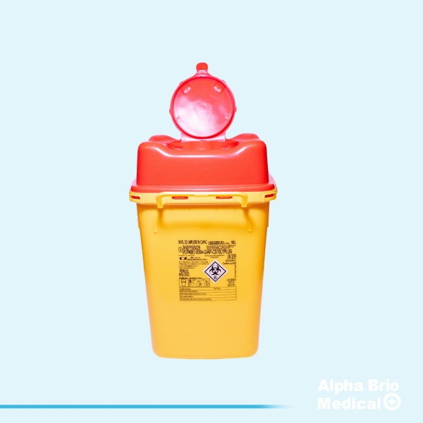 Recipient / Cutii polipropilena 10 L pt. intepatoare–taietoare BIOSAFE