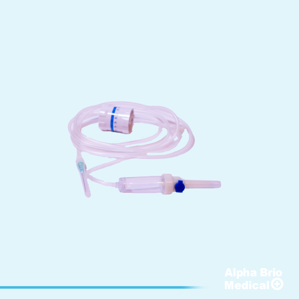 Set perfuzie cu regulator de debit