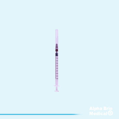 Seringa insulina 1ml cu ac detasabil BIOSAFE