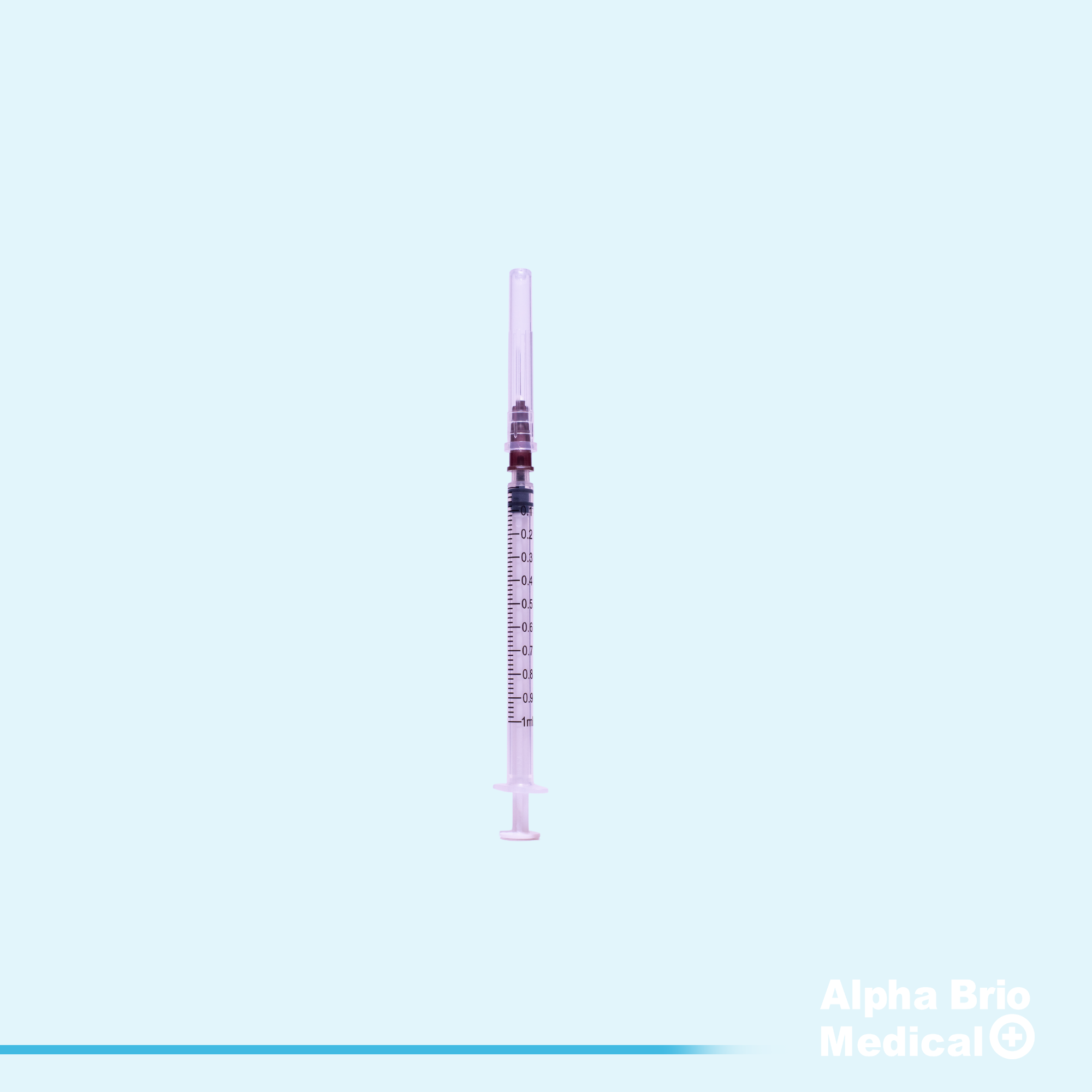 Seringa insulina 1ml cu ac detasabil BIOSAFE